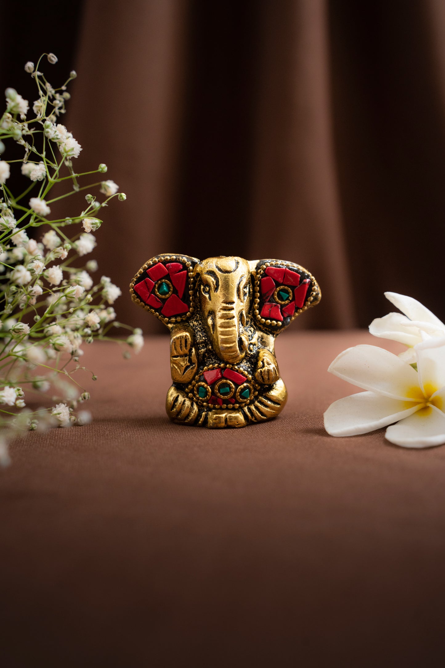 Stone Work of Ganesh & Owl - Pitaltamba