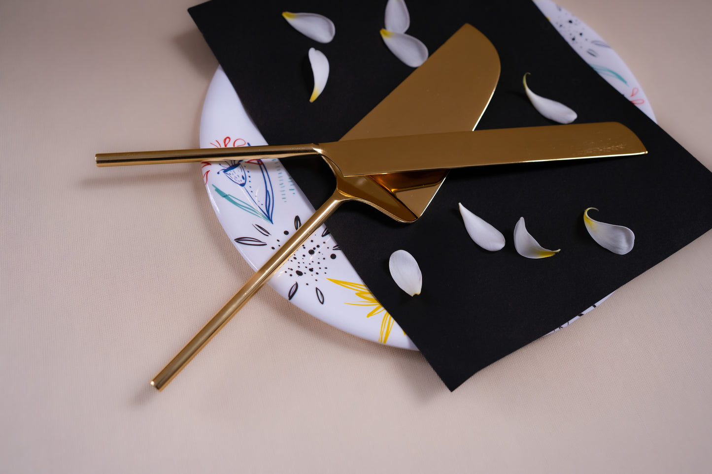 Cake Serves Spoon & Knife Set