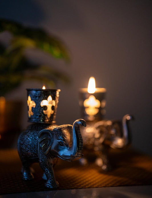 Elephant Tea Light Holder - Pitaltamba