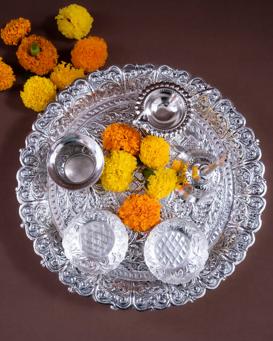 Puja Thali With Ghungroo
