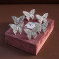 Elegant Butterfly-Shaped Napkin Rings Set