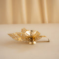 Leaf Brass Diya - Pitaltamba