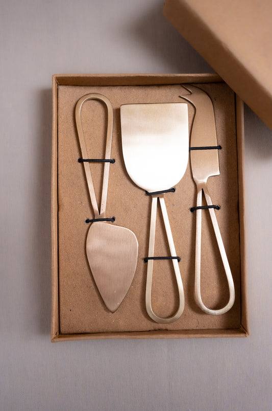 Cheese Serve Spoon & Knife Set