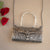 Intricate Carving Silver Purse / Clutch With Handle & String - Pitaltamba