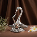 Brass Silver Swan Set