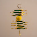 Lemon & Chilli Gold Door Hanging with Laxmi Ji Charan Paduka