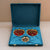 Shubh Labh Gold Door Hanging With Laxmi Ji Charan Paduka Set