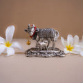 Kamdhenu Idol with calf with rakhi