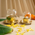 Akhand Diya With Adjustable Wick And  Borocilate Glass - Pitaltamba