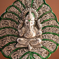 Leaf Ganesha Door Hanging