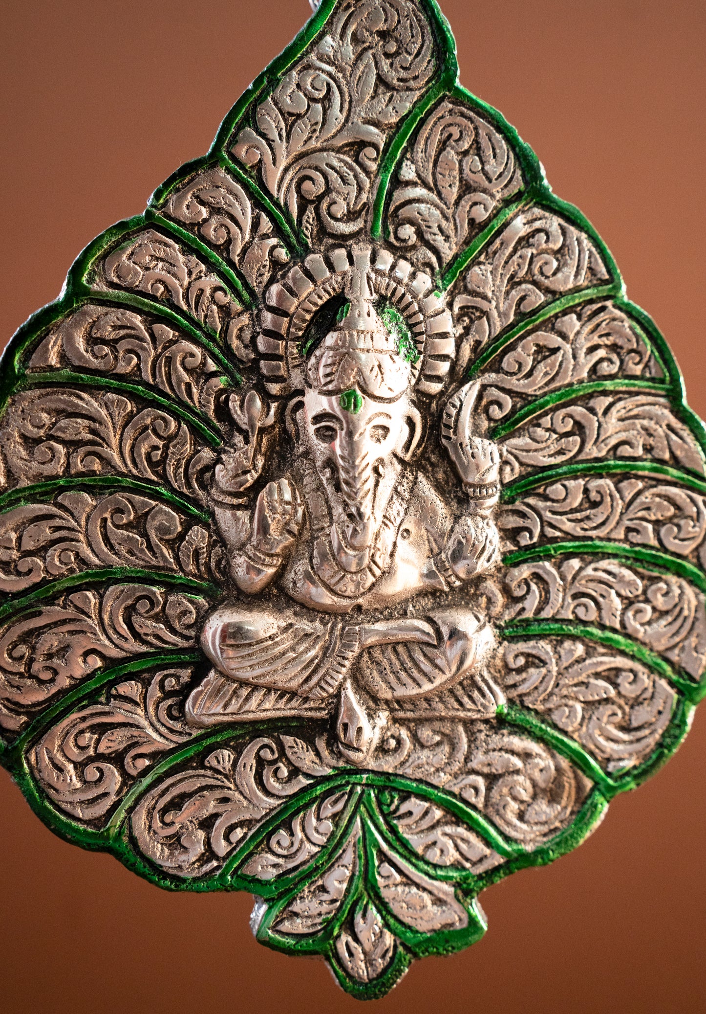 Leaf Ganesha Door Hanging
