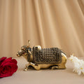 Nandi With Carving Vastu Compliant - Pitaltamba