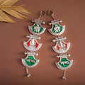 Ganesha Pair Side Toran Wall Hanging