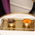 Golden Serve Tray