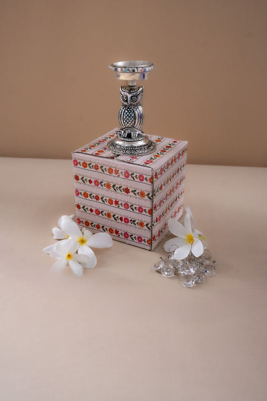 Auspicious Owl Candle Holder - Pitaltamba