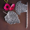 Leaf Platter with Pankhi (Combo Set) - Pitaltamba