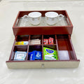 New & Exclusive Wooden Tray With Drawer - Pitaltamba