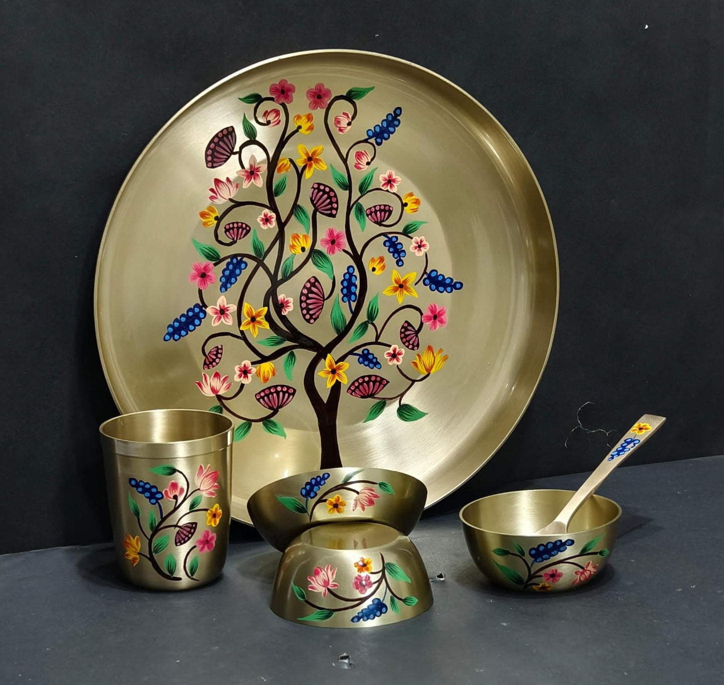 Handpainted Pure Kansa Dinner set