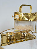Golden Serve Tray