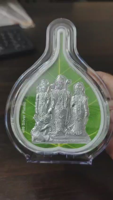 Beetle Leaf/Paan Shape 999 Silver Foil Frames
